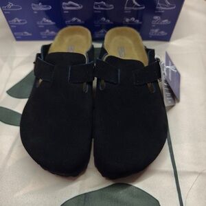 Birkenstock Boston narrow | Cork footbed and suede upper | New with tags